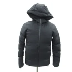 ユニクロ UNIQLO シームレスダウンパーカ ダウンジャケット ミドル丈 S 黒 ブラック 409330 /SY37 ■GY61のサムネイル