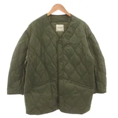 フリークスストア FREAKS STORE キルティングコート ジャケット ショート 中綿 F カーキ /FF ■GY61