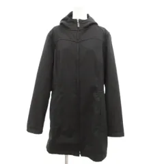 エルエルビーン L.L.BEAN ジップコート ロング フード スラブ M 黒 ブラック /JS ■GY61