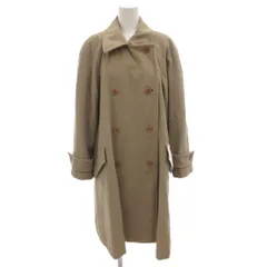 カルバンクライン CALVIN KLEIN ステンカラーコート ウール 1 ベージュ ダブルブレスト ロング /FF ■GY60