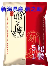 【本州送料無料】 お米 新潟県産 令和７年産 2025年産 新之助 ５㎏ 精米 白米 新潟産 新之助 米 ギフト ギフト包装 米5キロのサムネイル