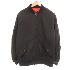 ベルシュカ Bershka ブルゾン MA-1型 フライトジャケット Ｍ 黒 ブラック /MG ■GY58のサムネイル