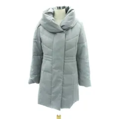 ボナジョルナータ BUONA GIORNATA 中綿コート ロング丈 ボリュームカラー L グレー /HO5 ■GY61