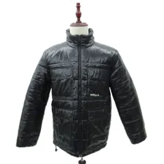 アディダスオリジナルス adidas originals 中綿ジャケット 上着 ミドル丈 S 黒 ブラック スタンドカラー /HO37 ■GY58