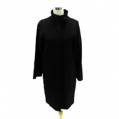 セオリーリュクス theory luxe コート スタンドカラー 38 黒 ブラック ロング丈 /HO19 ■GY61