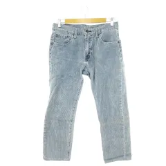 リーバイスプレミアム Levis PReMIUM コーデュロイパンツ 白タブ ビッグE W30 青 ブルー /MN33 ■GY61