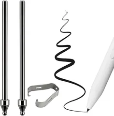 RAYTRUTH 互換品 スタイラスペン 替え芯 Galaxy対応 Sペン対応TabS7 S8 S9 2個 (シルバー)