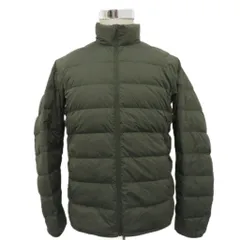 ユニクロ UNIQLO ウルトラライトダウンジャケット 上着 ミドル丈 M カーキ スタンドカラー /SM100 ■ECB001