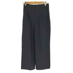 ユニクロ UNIQLO タックワイドパンツ/ストライプ レディース JPN：M 