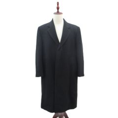 B&T CLUB チェスターコート（L8）黒 カシミヤ混 ビジネス フォーマル