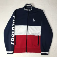 POLO RALPH LAUREN ビックポニー 星条旗 ジップアップ