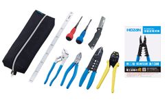 【迅速に発送】ホーザン(HOZAN) 電気工事士技能試験工具セット 基本工具一式+P-958VVFストリッパー+候補問題全13問の解説動画付ハンドブック DK-28 93e5ce83