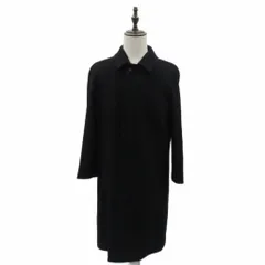 カシミヤ100%　黒 ステンカラーコート　L　キンロックアンダーソン キンロックアンダーソン カシミヤ100 ロングコート 黒 - メルカリ