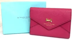 M[宅コン]0802 Samantha Thavasa Petit Choice サマンサタバサ プチチョイス 財布 三つ折り財布 ピンク 中古品