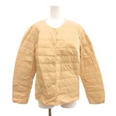 ユニクロ UNIQLO ウルトラライトダウンコンパクトジャケット ブルゾン インナー L ベージュ 211-44050 /JS ■GY61