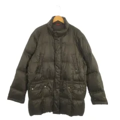ハッシュパピー Hush Puppies ダウンコート 2L 茶 ブラウン 無地 スタンドカラー /MN35 ■ECC001のサムネイル