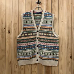 POLO Ralph Lauren / ラルフローレン ノルディック柄 ニットベスト XL