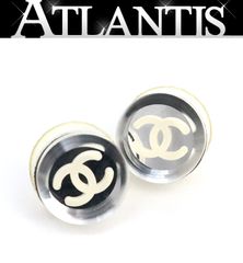 CHANEL シャネル ヴィンテージ リング ココマーク バイカラー ボーダー