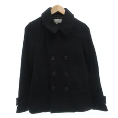 マーガレットハウエル MARGARET HOWELL Pコート ピーコート カシミヤ混 ショート丈 2 黒 ブラック /GV ■GY61のサムネイル