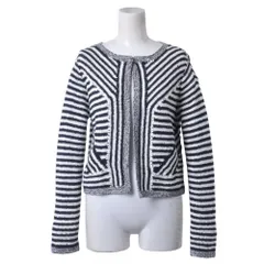 DIANE von FURSTENBERG DVF SYDELL コットン マリン ジャケット