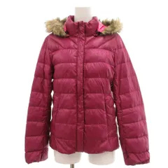 アディダス adidas ダウンジャケット フェイクファー S ピンク /JS ■GY58