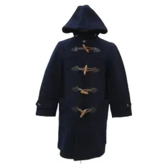 ヴァン VAN ダッフルコート L ネイビー 紺 フード付き ロング丈 /YS10 ■GY61