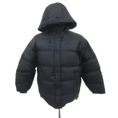 エルエルビーン L.L.BEAN ダウンジャケット ミドル丈 フード付き ジップアップ L 黒 /SY55 ■GY61