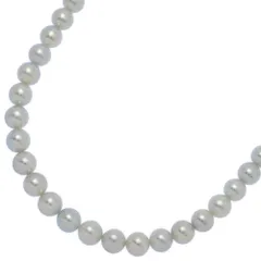Φ7.0-7.5mm TASAKI PEARL タサキ 田崎真珠 アコヤ真珠/Japan Pear ネックレス ペンダント/Silver/銀製-49.3g/シルバー【♀】【A】【レディース】★■604917【中古】