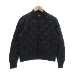 ユニクロ UNIQLO ウルトラライトダウン ダウンジャケット ブルゾン M 黒 ブラック キルティング 長袖 ナイロン /NU ■GY61