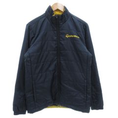 TaylorMade Padded Jacket Blouson Zip-up Golf Wear M Navy /GV ■GY61