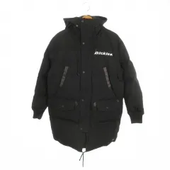 ディッキーズ Dickies ダウンジャケット 上着 M 黒 ブラック フード付き 長袖 ロゴプリント DK006696 /MN7 ■GY63のサムネイル