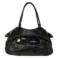 FURLA(フルラ) トートバッグ - 黒 型押し加工 レザー