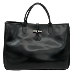 LONGCHAMP(ロンシャン) トートバッグ ロゾ 黒 レザー