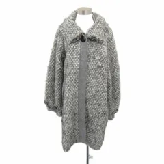 リツコ シラハマ RITSUKO SHIRAHAMA ニットコート ロング丈 2 M グレー 2252250 /SY56 ■GY61のサムネイル