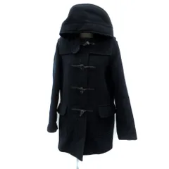 ロンドントラディション LONDON TRADITION ダッフルコート ロング丈 フード付き 34 紺 ネイビー /HO11■GY61