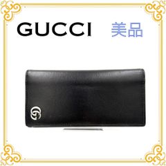 ✨️美品✨️ グッチ GGマーモント 長財布 ラウンドファスナー メンズ