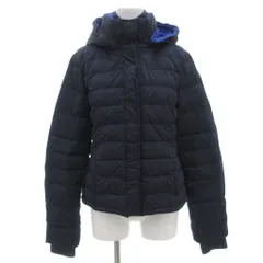 ユニクロ UNIQLO × セオリー Theory フード付ダウンジャケット ジップアップ ナイロン S 紺 ネイビー 217-075251 /GV ■GY61のサムネイル