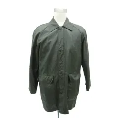 Dulwije レザージャケット 革ジャン シープレザー M カーキ ミドル丈 8683-643910 /YS22 ■GY61