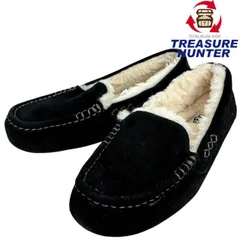 UGG モカシン アンスレー 11066878 サイズ25cm ブラック アグ 【101076467008】