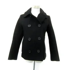 トラディショナルウェザーウェア Traditional Weatherwear Pコート ピーコート ショート丈 無地 34 XS 黒 ブラック /SY53 ■GY61のサムネイル