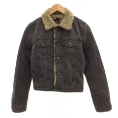 ディーゼル DIESEL デニムジャケット ジージャン ボア S 黒 ブラック /JS ■GY61