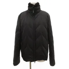 ダナキャランニューヨーク DKNY 中綿ジャケット ラビットファー ブルゾン 6 黒 ブラック /JS ■GY61のサムネイル