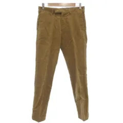 ポロ ラルフローレン POLO RALPH LAUREN SLIM FIT コーデュロイパンツ ストレッチ センタープレス 細畝 W28 L30 茶 ブラウン /GV ■GY61