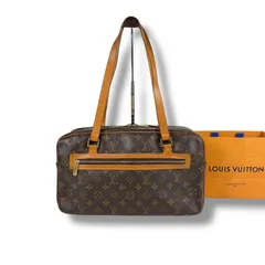 ルイヴィトン　LOUIS VUITTON シテGM セミショルダーバッグ　モノグラムレザー　ブラウン