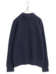 初期ソロイストコットンワッフルニットネイビーUSED - メルカリ