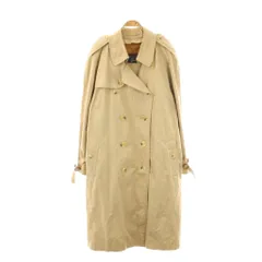 バーバリーズ Burberrys 英国製 ヴィンテージ トレンチコート ノバチェック裏地 ベージュ /ES ■GY53
