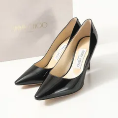 ■美品■JIMMY CHOO ジミーチュウ ROMY85 パンプス サイズ36 パテントレザー ポインテッドトゥ 靴 イタリア製 ブランド古着【中古】20260303/RA8046