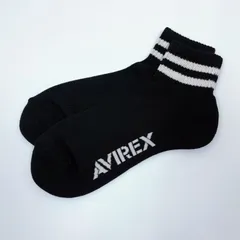 【新品】AVIREX アヴィレックス 靴下 ソックス ブラック 25〜27cmのサムネイル