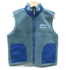 パタゴニア Patagonia ボアベスト フリース ミドル丈 M 紺 ネイビー スタンドカラー /HO33 ■GY58