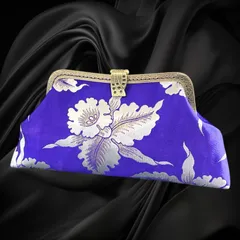 【No.785】着物リメイクバッグ、和風クラッチバッグ、着物ショルダーバッグ